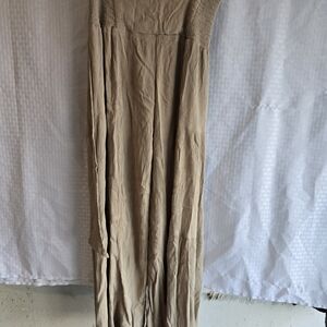 Rewash Women's Tan Wide Leg Pants